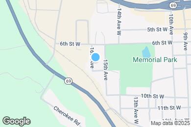 Map image of the property - 705 16th Ave