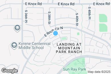 Map image of the property - 3805 E Ironwood Dr