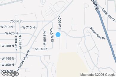 Map image of the property - 635 N 1000 W