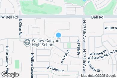 Map image of the property - 16724 N 177th Ave