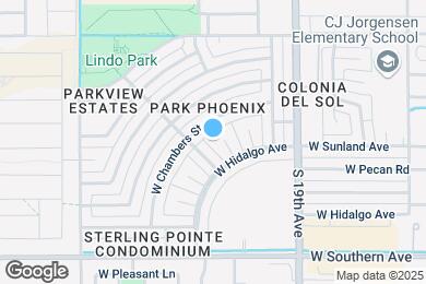 Map image of the property - 5610 S 20th Ln