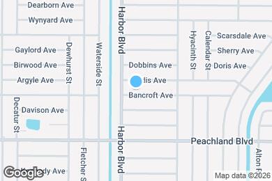 Map image of the property - 21460 Bancroft Ave