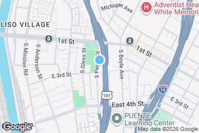 Map image of the property - 156 S Pecan St