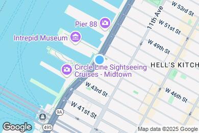 Map image of the property - 550 W 45th St