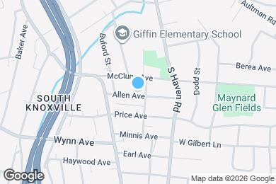 Map image of the property - 1745 Allen Ave