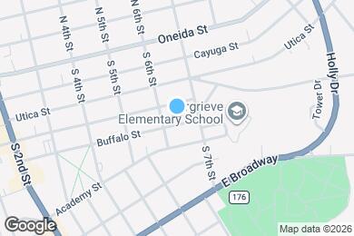Map image of the property - 609 Buffalo St