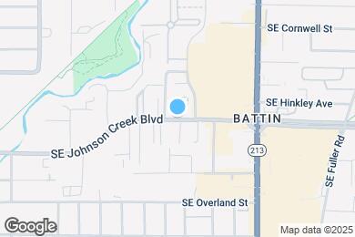 Map image of the property - 7829 SE Johnson Creek Blvd