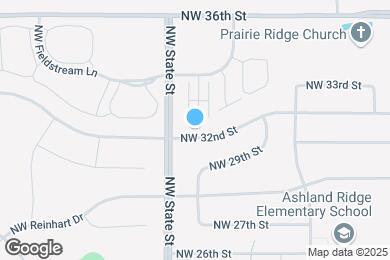 Map image of the property - 1418 NW 32nd St