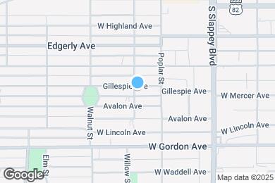 Map image of the property - 1214 Gillespie Ave
