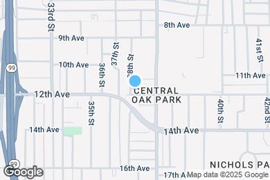 Map image of the property - 3809 12th Ave