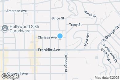 Map image of the property - 1936 N Hoover St