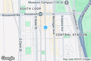 Map image of the property - 1331 S Wabash Ave