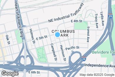 Map image of the property - 514 Harrison St