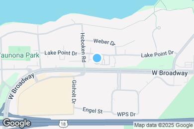 Map image of the property - 1902 W Broadway