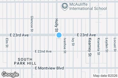 Map image of the property - 2270 Holly St