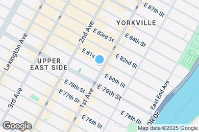 Map image of the property - 345 E 80th St