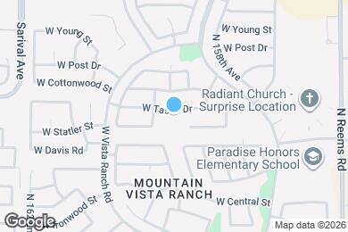 Map image of the property - 15915 W Tasha Dr