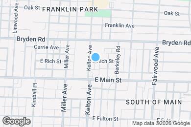 Map image of the property - 1547 E Rich St