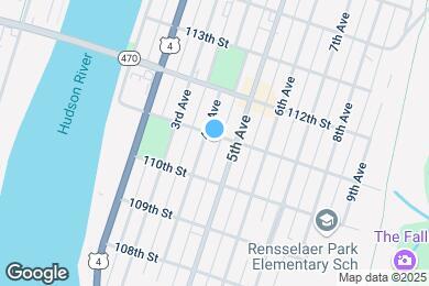 Map image of the property - 432 4th Ave