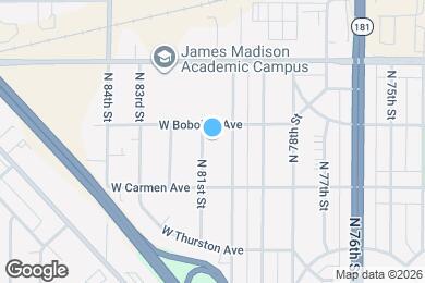 Map image of the property - 5860 N 81st St