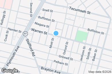 Map image of the property - 227 Warren St