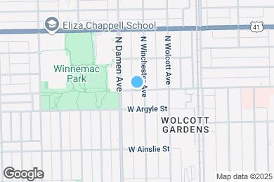 Map image of the property - 1953 W Winnemac Ave