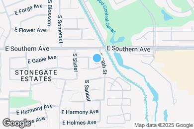 Map image of the property - 5752 E Garnet Ave