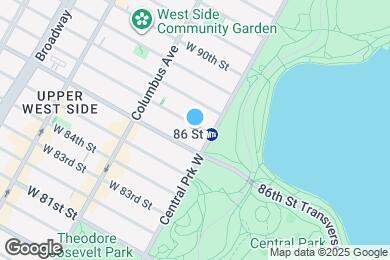 Map image of the property - 10 W 87th St