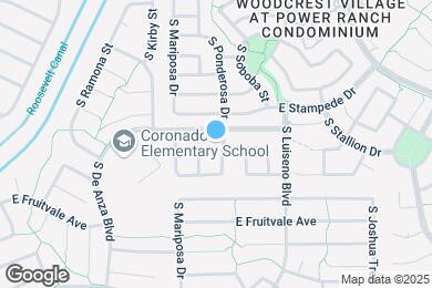 Map image of the property - 4332 S Ponderosa Dr