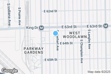 Map image of the property - 6336 S Eberhart Ave