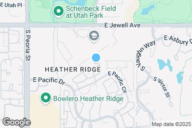 Map image of the property - 12645 E Pacific Cir