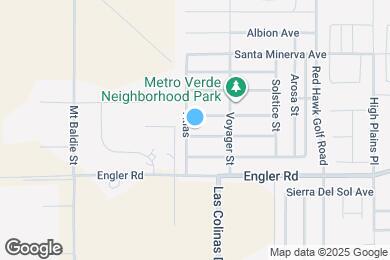 Map image of the property - 3613 Santa Sabina Ave
