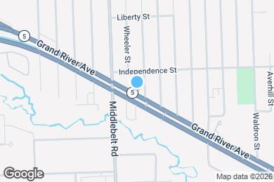 Map image of the property - 29222 Grand River Ave