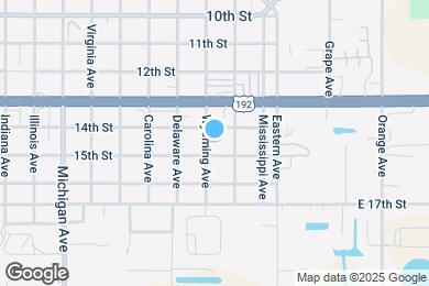 Map image of the property - 1413 Wyoming Ave