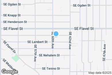 Map image of the property - 6018 SE Malden St