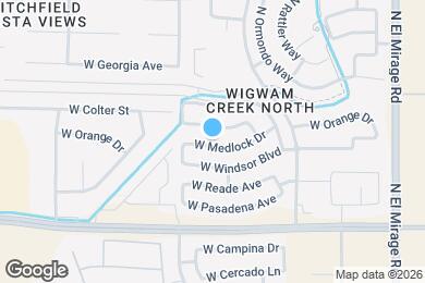 Map image of the property - 12614 W Medlock Dr