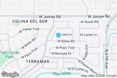 Map image of the property - 6932 W Briles Rd