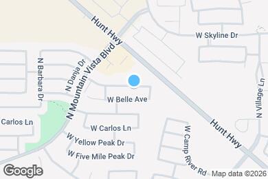 Map image of the property - 3047 W Dancer Ln