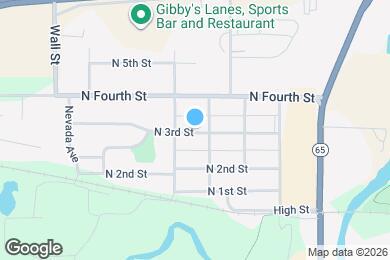 Map image of the property - 417 N 3rd St