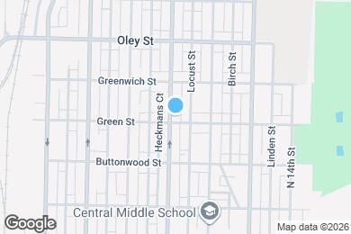 Map image of the property - 1105 Green St