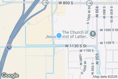 Map image of the property - 1297 S 1050 W