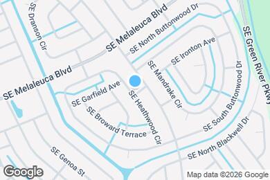 Map image of the property - 2079 SE Heathwood Cir