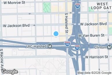 Map image of the property - 848 W Van Buren St