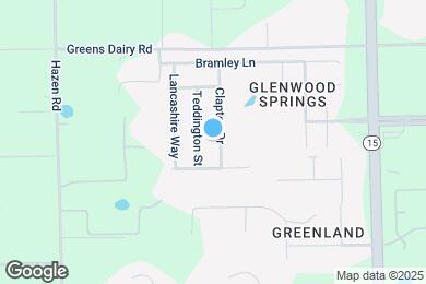 Map image of the property - 1512 Clapton Dr