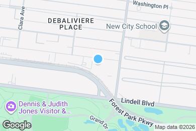 Map image of the property - 5360 Pershing Ave