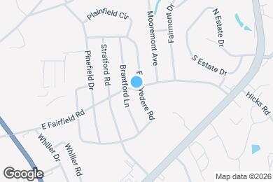 Map image of the property - 121 E Belvedere Rd