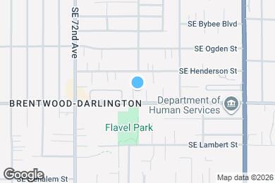 Map image of the property - 7563 SE Flavel St