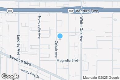 Map image of the property - 5330 Zelzah Ave