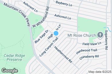 Map image of the property - 7235 Long Canyon Trail