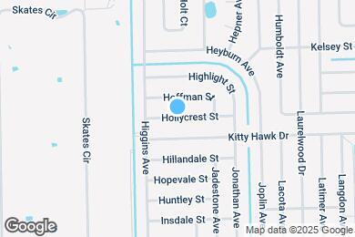 Map image of the property - 3851 Hollycrest St